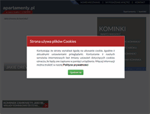 Tablet Screenshot of kominki.apartamenty.pl