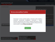 Tablet Screenshot of podlogi.apartamenty.pl