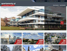 Tablet Screenshot of apartamenty.pl