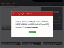 Tablet Screenshot of oswietlenie.apartamenty.pl