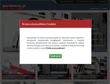 Tablet Screenshot of lazienki.apartamenty.pl